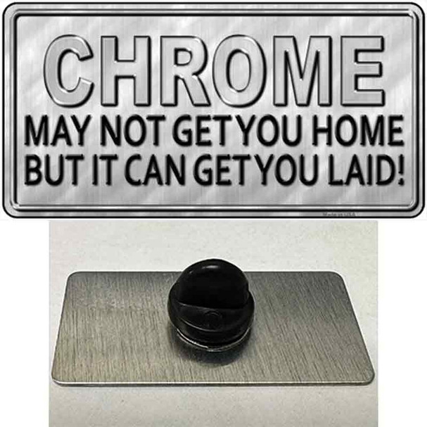 Chrome May Not Get You Home Wholesale Novelty Metal Hat Pin