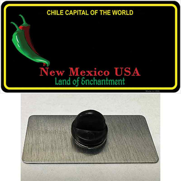 New Mexico Blank Black State Wholesale Novelty Metal Hat Pin