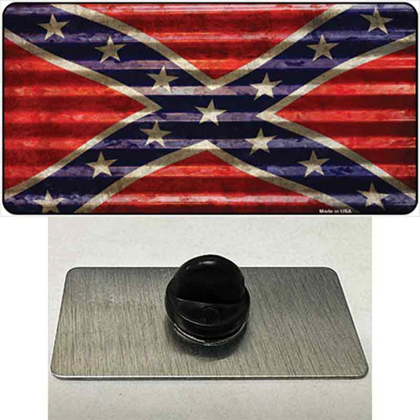 Confederate Flag Corrugated Wholesale Novelty Metal Hat Pin