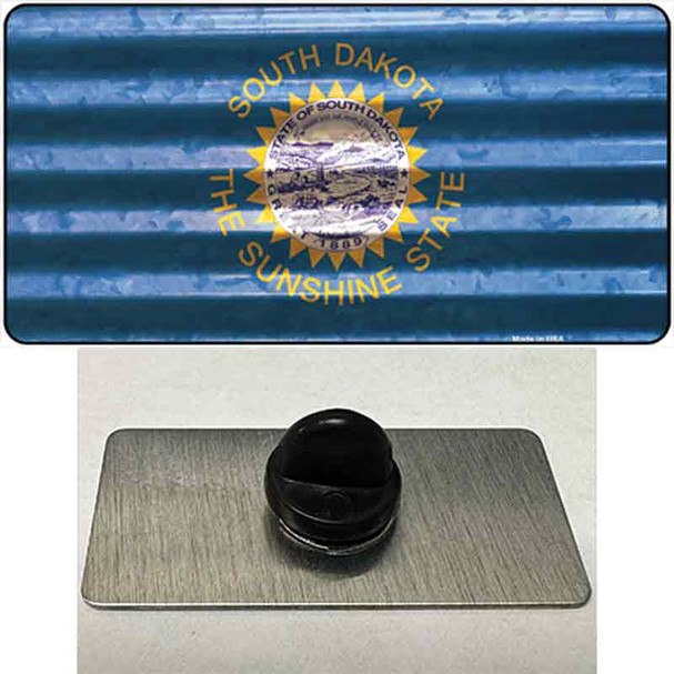 South Dakota Corrugated Flag Wholesale Novelty Metal Hat Pin