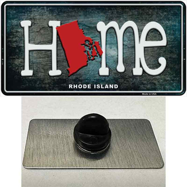 Rhode Island Home State Outline Wholesale Novelty Metal Hat Pin