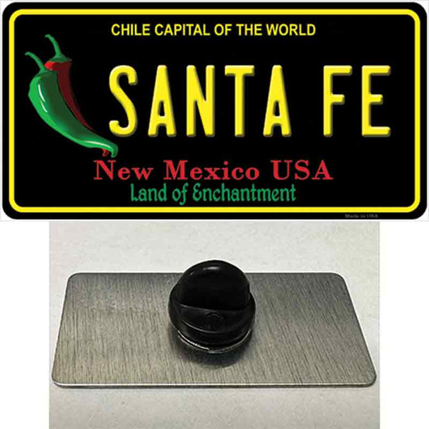 Santa Fe Black New Mexico Wholesale Novelty Metal Hat Pin