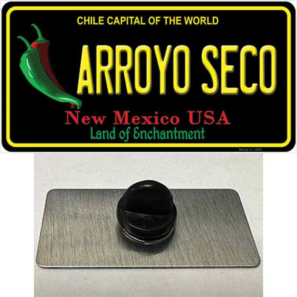 Arroyo Seco Black New Mexico Wholesale Novelty Metal Hat Pin