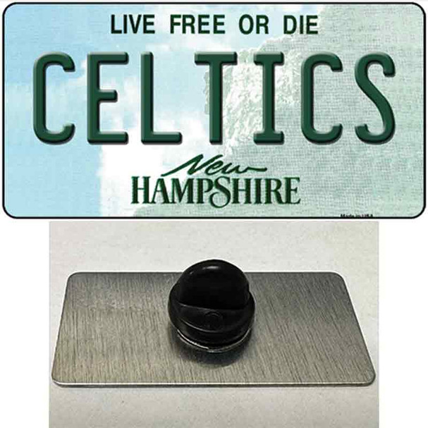 Celtics New Hampshire State Wholesale Novelty Metal Hat Pin