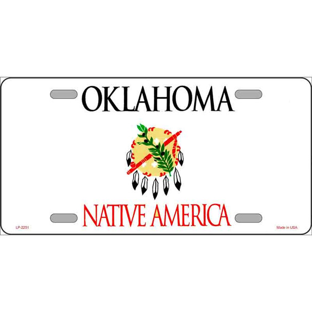Oklahoma Novelty State Blank Wholesale Metal License Plate
