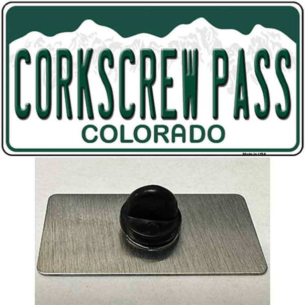 Corkscrew Pass Colorado Wholesale Novelty Metal Hat Pin