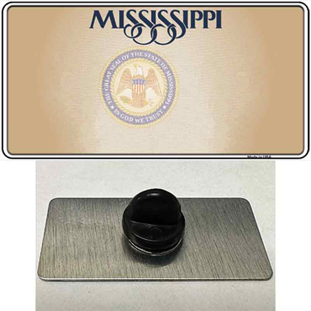 Mississippi Great Seal Blank Wholesale Novelty Metal Hat Pin