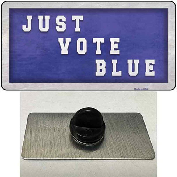 Just Vote Blue Wholesale Novelty Metal Hat Pin