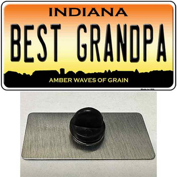 Best Grandpa Indiana Wholesale Novelty Metal Hat Pin
