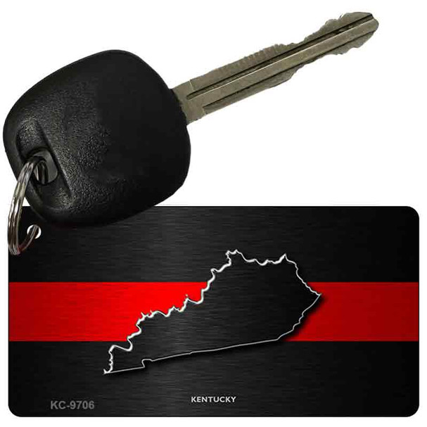 Kentucky Thin Red Line Wholesale Novelty Key Chain
