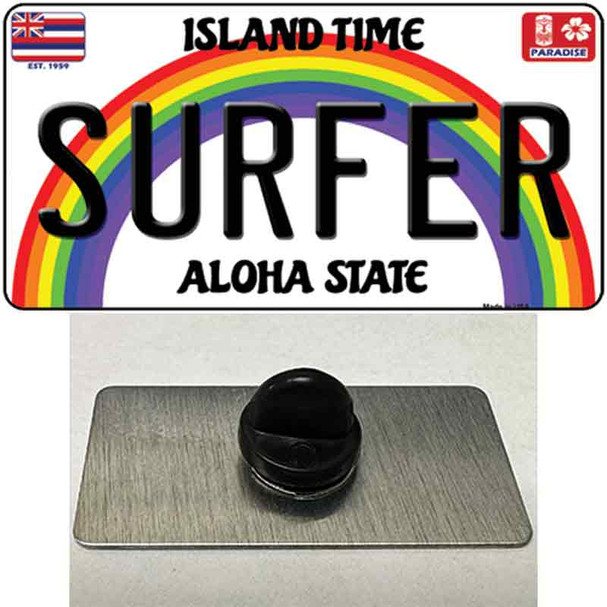 Surfer Hawaii Wholesale Novelty Metal Hat Pin