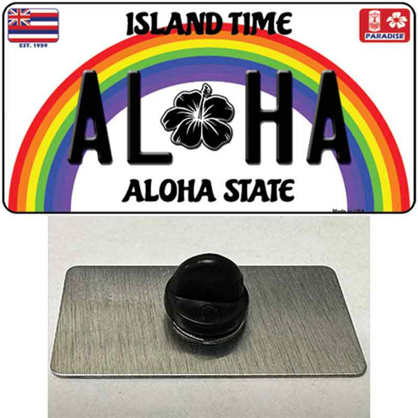 Aloha Hawaii Island Time Wholesale Novelty Metal Hat Pin