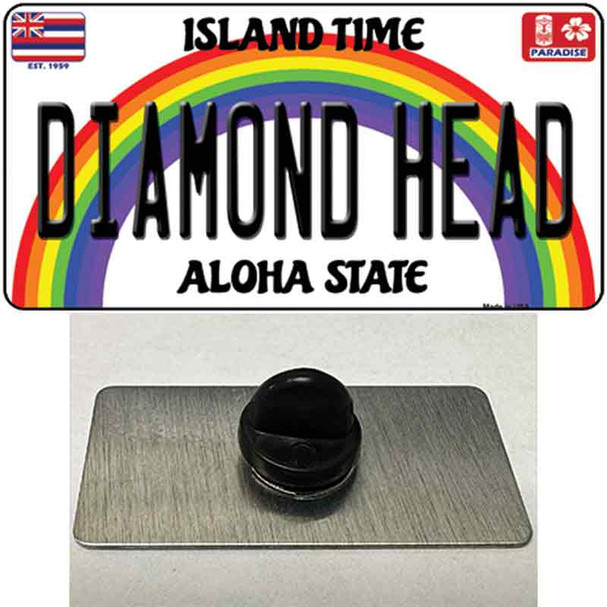 Diamond Head Hawaii Wholesale Novelty Metal Hat Pin