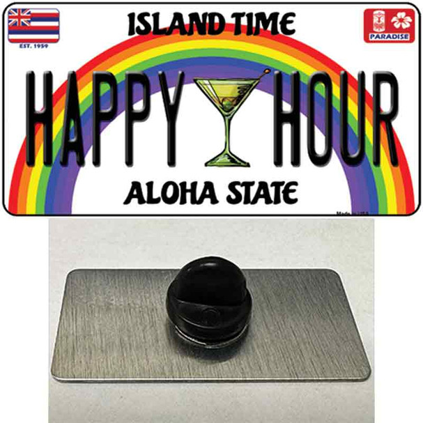 Happy Hour Hawaii Wholesale Novelty Metal Hat Pin