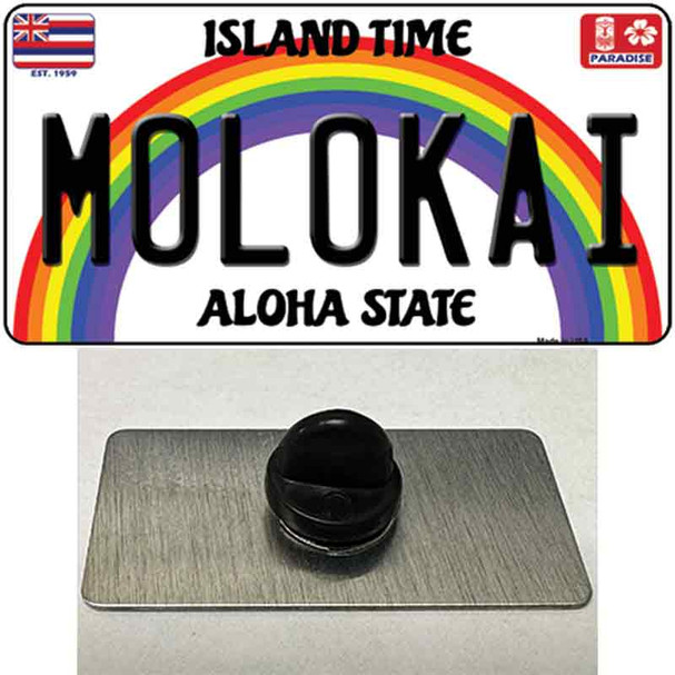 Molokai Hawaii Wholesale Novelty Metal Hat Pin