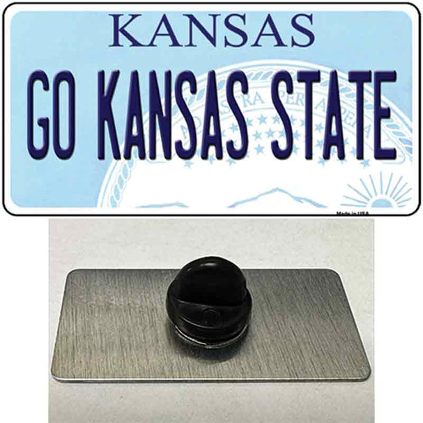 Go Kansas State Wholesale Novelty Metal Hat Pin Tag