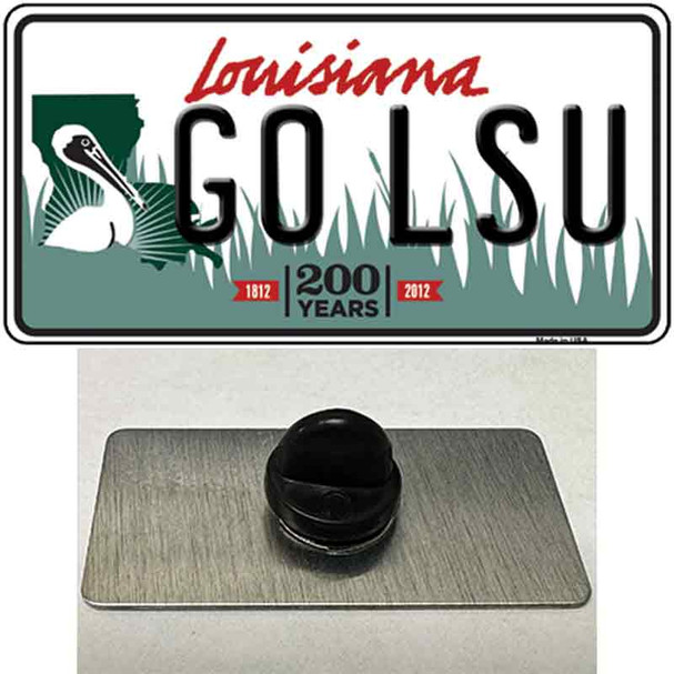 Go LSU Wholesale Novelty Metal Hat Pin Tag