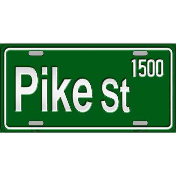 Pike St 1500 Novelty Wholesale Metal License Plate