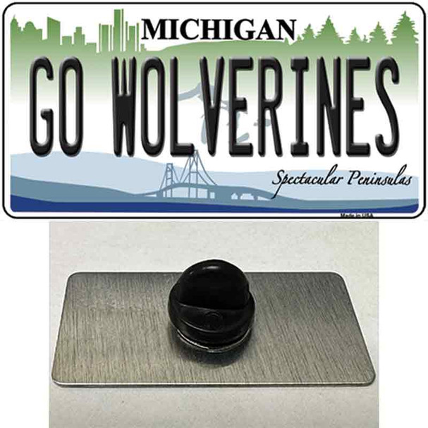 Go Wolverines Wholesale Novelty Metal Hat Pin