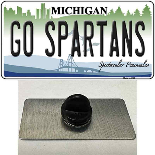 Go Spartans Wholesale Novelty Metal Hat Pin