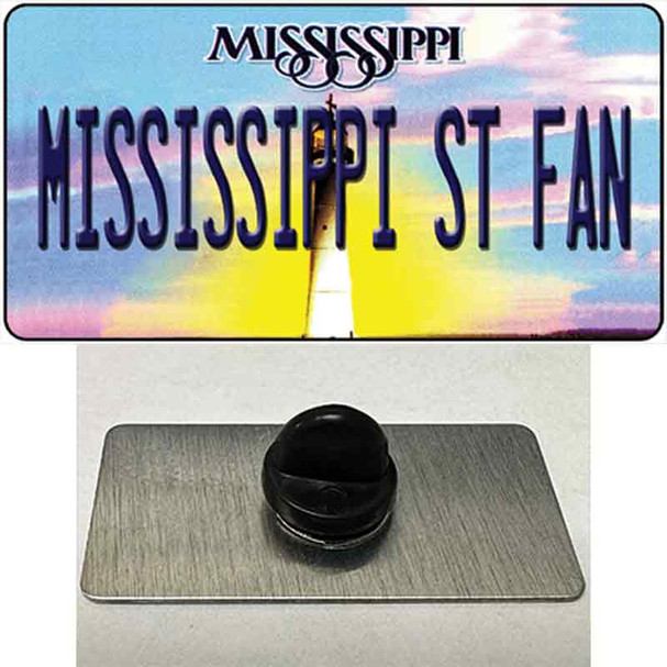Mississippi State Fan Wholesale Novelty Metal Hat Pin