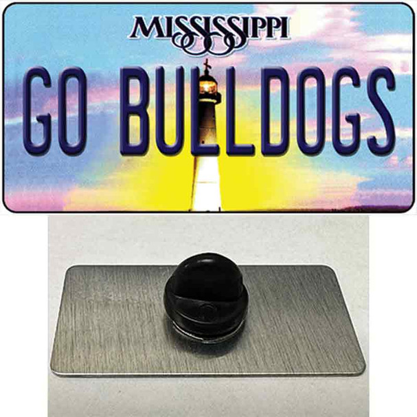 Go Bulldogs Mississippi Wholesale Novelty Metal Hat Pin