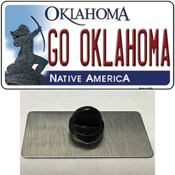 Go Oklahoma Wholesale Novelty Metal Hat Pin