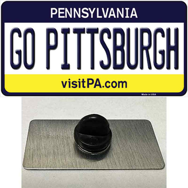 Go Pittsburgh Wholesale Novelty Metal Hat Pin