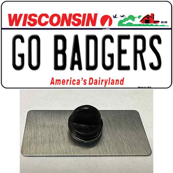 Go Badgers Wholesale Novelty Metal Hat Pin