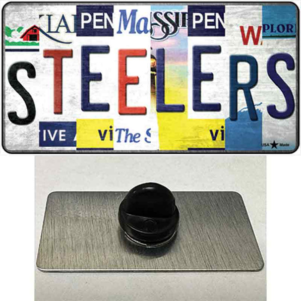 Steelers Strip Art Wholesale Novelty Metal Hat Pin Tag