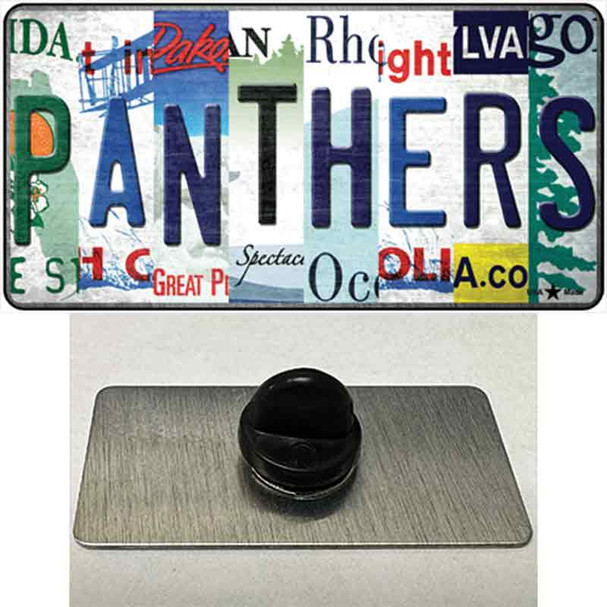 Panthers Strip Art Wholesale Novelty Metal Hat Pin Tag