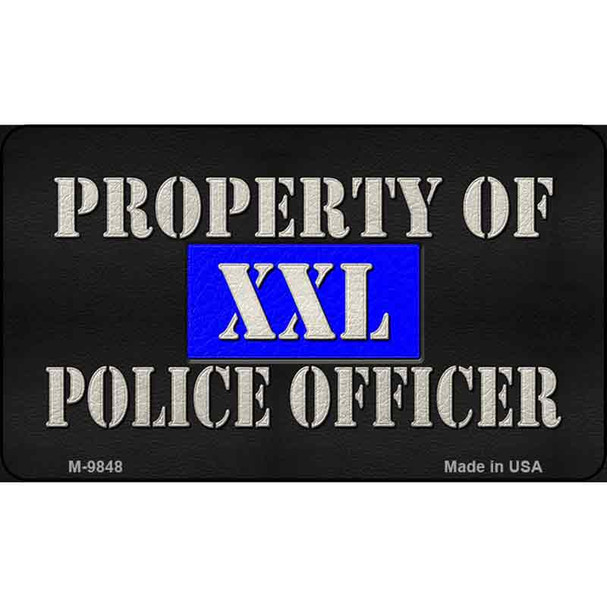 Property Of Police Officer Wholesale Novelty Metal Magnet