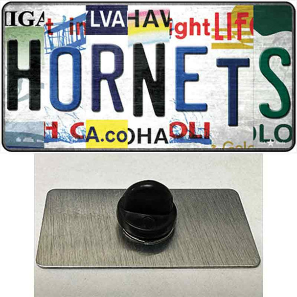 Hornets Strip Art Wholesale Novelty Metal Hat Pin Tag