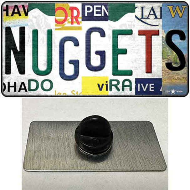 Nuggets Strip Art Wholesale Novelty Metal Hat Pin Tag