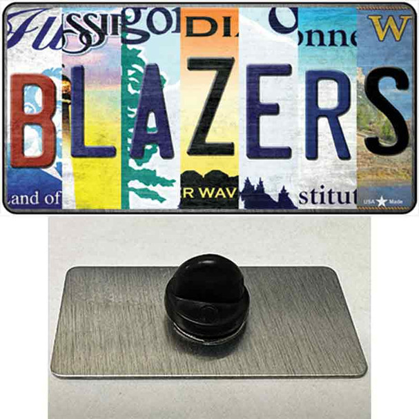 Blazers Strip Art Wholesale Novelty Metal Hat Pin Tag