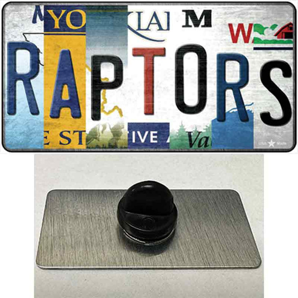 Raptors Strip Art Wholesale Novelty Metal Hat Pin Tag