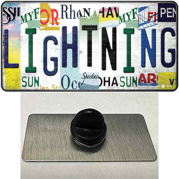 Lightning Strip Art Wholesale Novelty Metal Hat Pin Tag