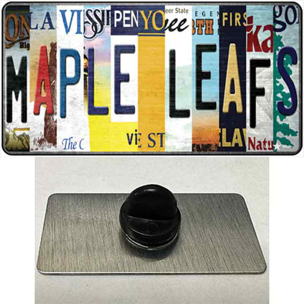 Maple Leafs Strip Art Wholesale Novelty Metal Hat Pin Tag