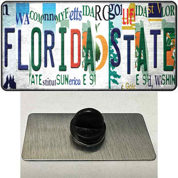 Florida State Strip Art Wholesale Novelty Metal Hat Pin Tag