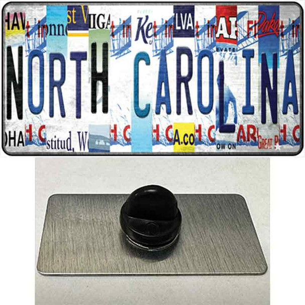 North Carolina Strip Art Wholesale Novelty Metal Hat Pin Tag