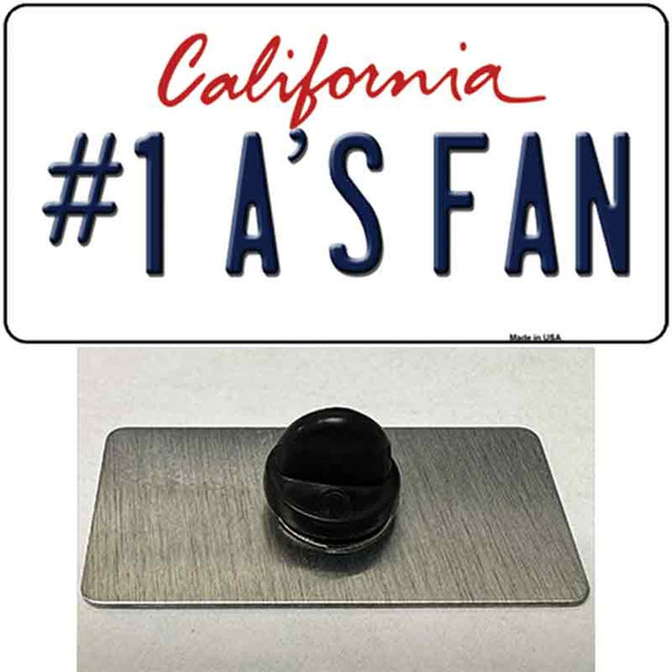 Number 1 Athletics Fan Wholesale Novelty Metal Hat Pin Tag
