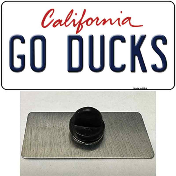 Go Ducks Wholesale Novelty Metal Hat Pin Tag