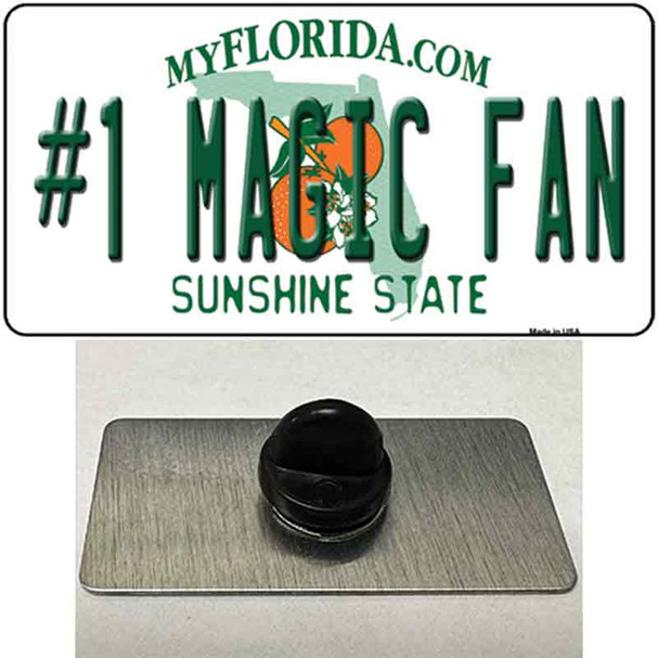 Number 1 Magic Fan Wholesale Novelty Metal Hat Pin Tag
