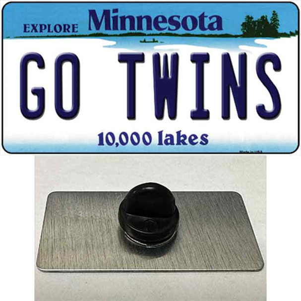 Go Twins Wholesale Novelty Metal Hat Pin Tag