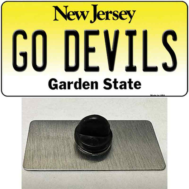 Go Devils Wholesale Novelty Metal Hat Pin Tag