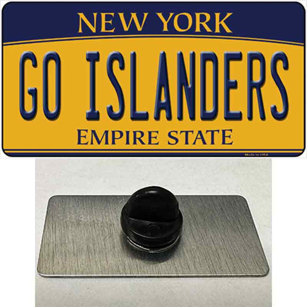 Go Islanders Wholesale Novelty Metal Hat Pin Tag