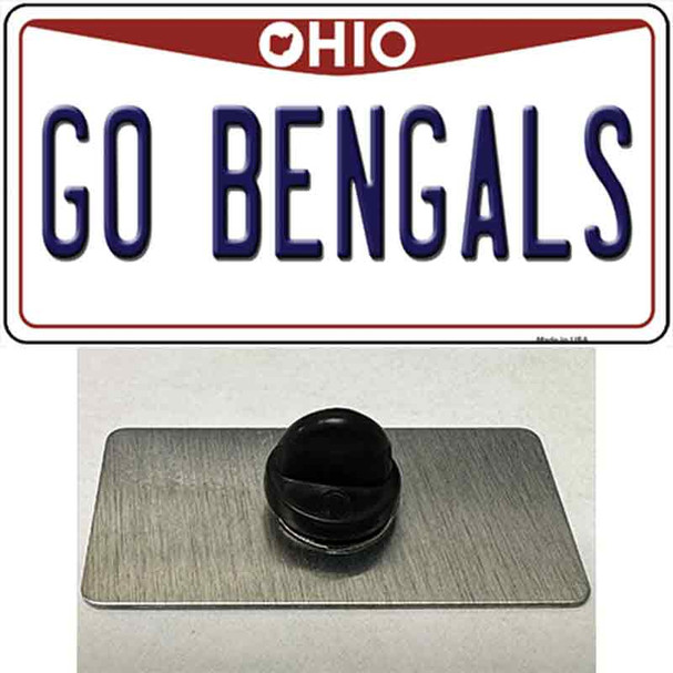Go Bengals Wholesale Novelty Metal Hat Pin Tag