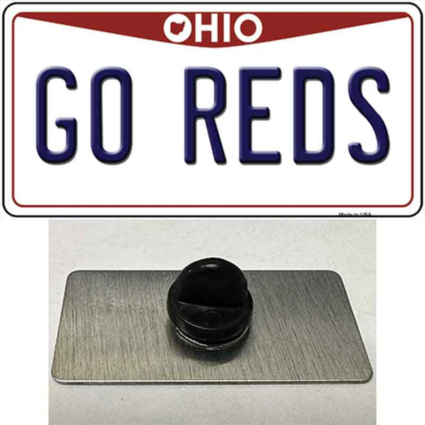 Go Reds Wholesale Novelty Metal Hat Pin Tag