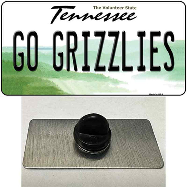 Go Grizzlies Wholesale Novelty Metal Hat Pin Tag