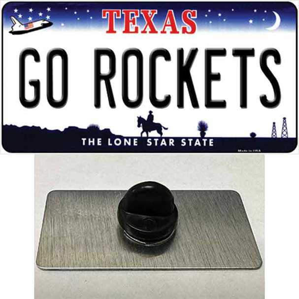 Go Rockets Wholesale Novelty Metal Hat Pin Tag